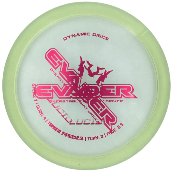 Lucid evader misprint clear-punainen