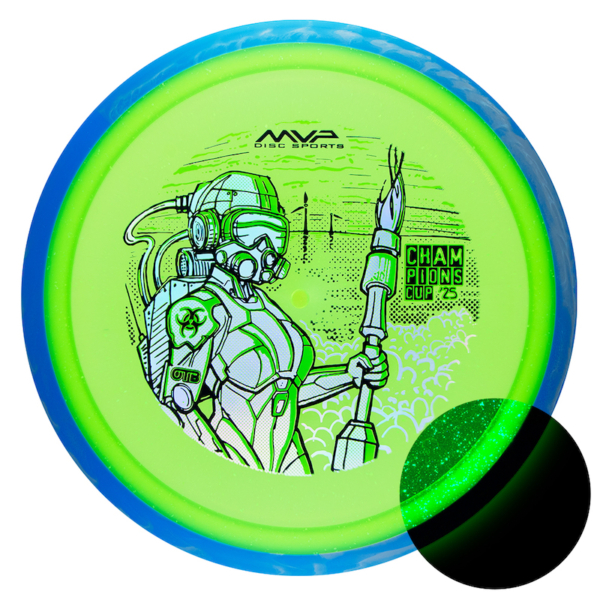 Particle Glow Proton Virus OTB 2025 vihreä